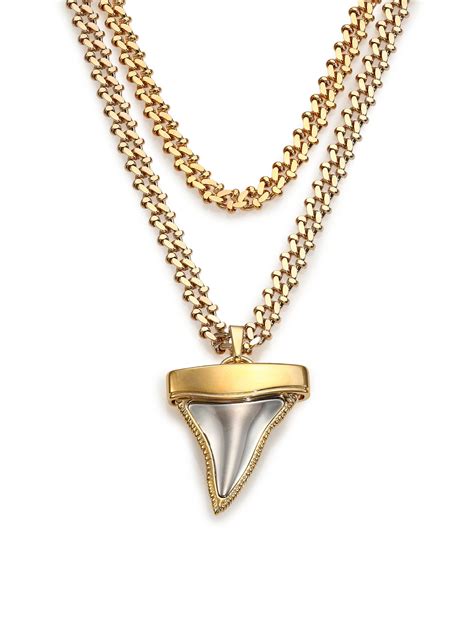 givenchy shark tooth necklace ebay|Givenchy Shark Tooth Necklace .